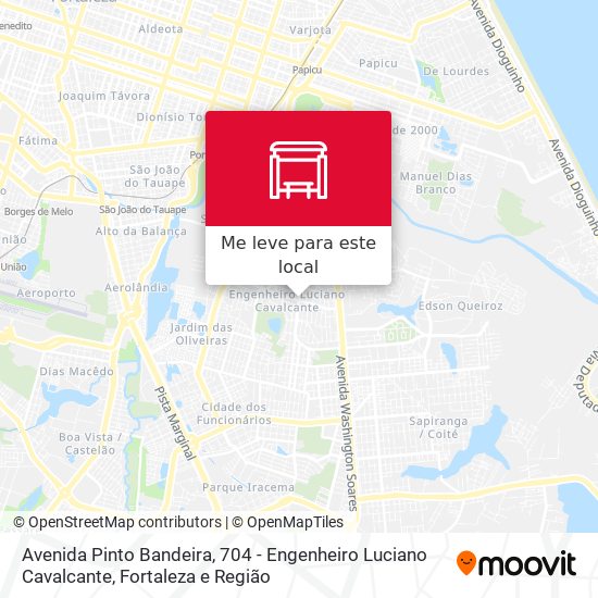 Avenida Pinto Bandeira, 704 - Engenheiro Luciano Cavalcante mapa