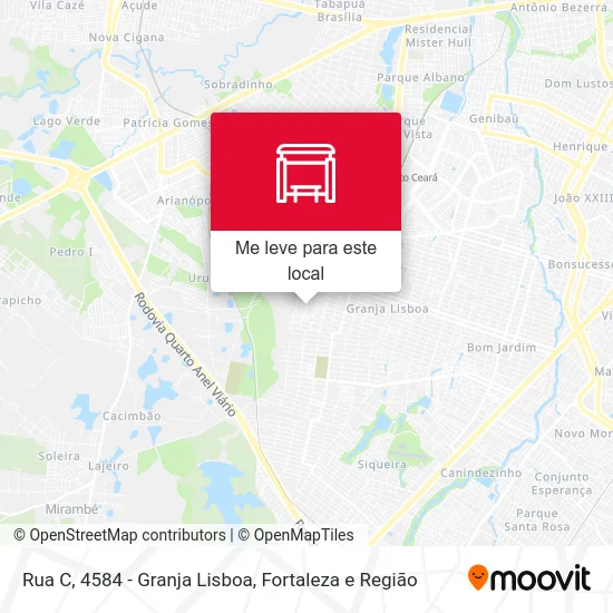 Rua C, 4584 - Granja Lisboa mapa