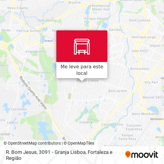 R. Bom Jesus, 3091 - Granja Lisboa mapa