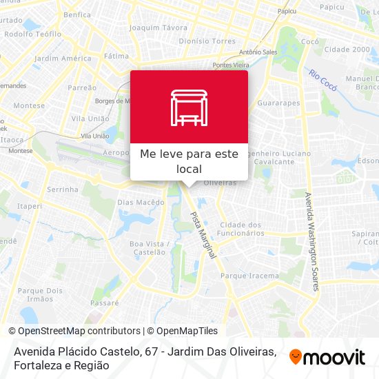 Avenida Plácido Castelo, 67 - Jardim Das Oliveiras mapa