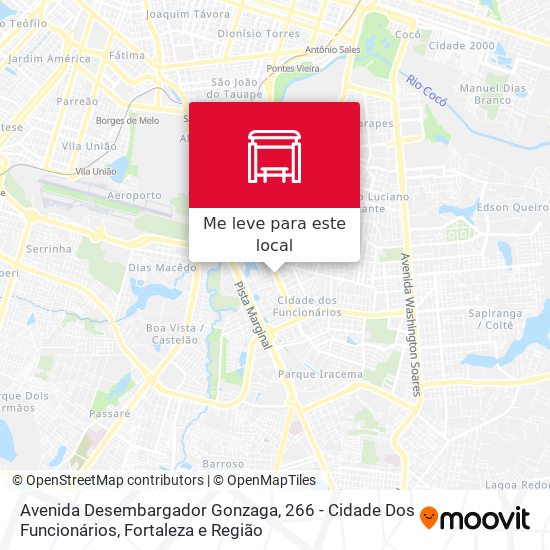Avenida Desembargador Gonzaga, 266 - Cidade Dos Funcionários mapa