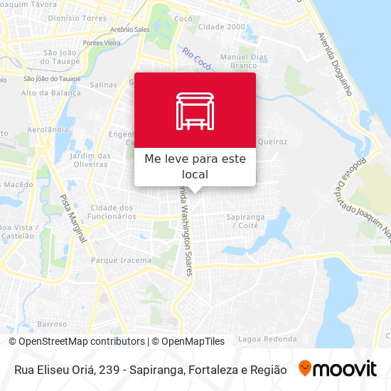 Rua Eliseu Oriá, 239 - Sapiranga mapa