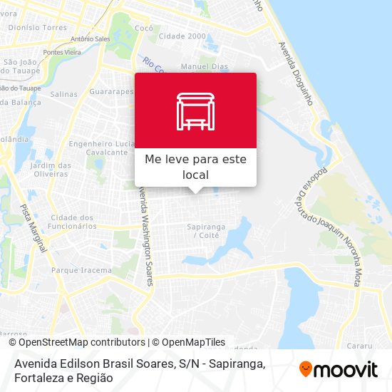 Avenida Edilson Brasil Soares, S / N - Sapiranga mapa
