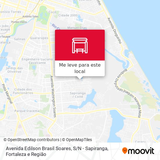 Avenida Edilson Brasil Soares, S / N - Sapiranga mapa