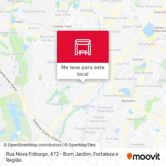 Rua Nova Friburgo, 472 - Bom Jardim mapa
