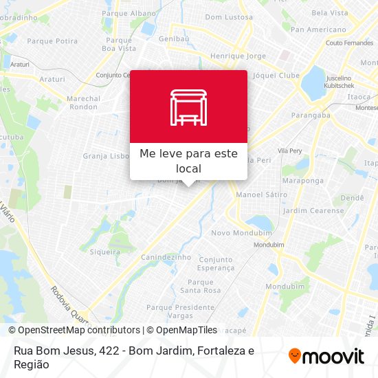 Rua Bom Jesus, 422 - Bom Jardim mapa