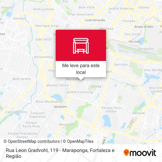 Rua Leon Gradvohl, 119 - Maraponga mapa