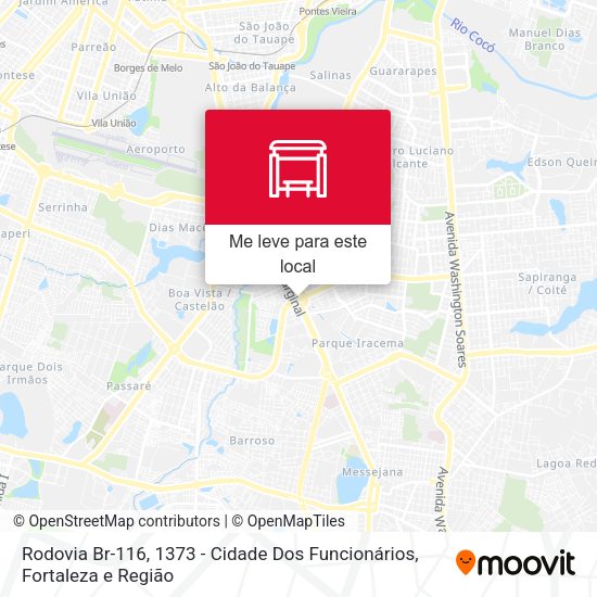 Rodovia Br-116, 1373 - Cidade Dos Funcionários mapa