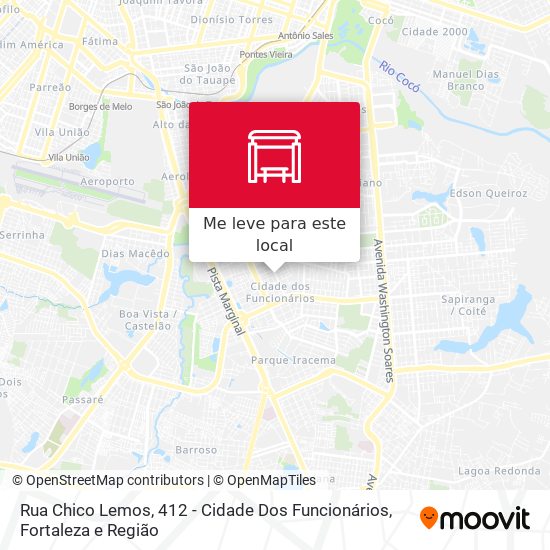Rua Chico Lemos, 412 - Cidade Dos Funcionários mapa