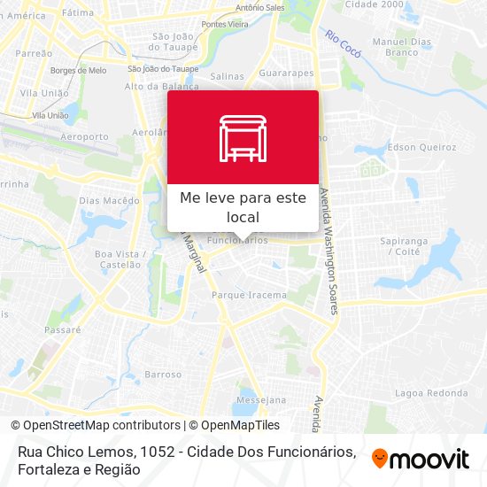 Rua Chico Lemos, 1052 - Cidade Dos Funcionários mapa