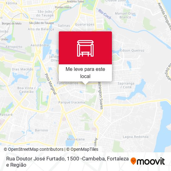 Rua Doutor José Furtado, 1500 -Cambeba mapa