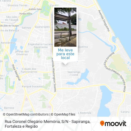Rua Coronel Olegário Memória, S / N - Sapiranga mapa