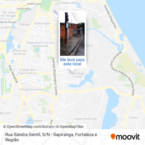 Rua Sandra Gentil, S / N - Sapiranga mapa