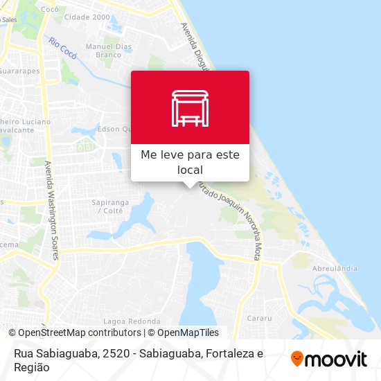 Rua Sabiaguaba, 2520 - Sabiaguaba mapa