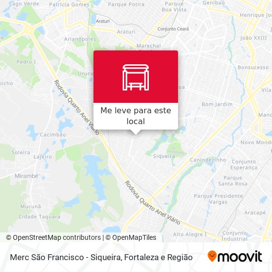 Merc São Francisco - Siqueira mapa