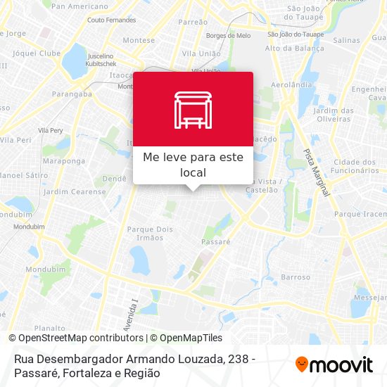 Rua Desembargador Armando Louzada, 238 - Passaré mapa