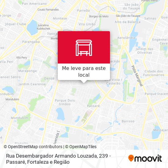 Rua Desembargador Armando Louzada, 239 - Passaré mapa