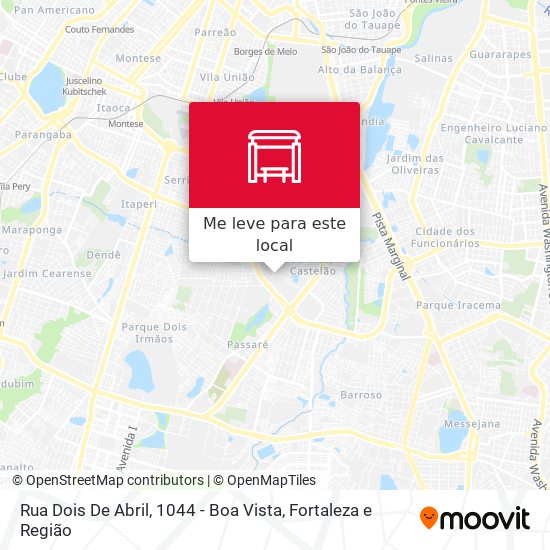 Rua Dois De Abril, 1044 - Boa Vista mapa