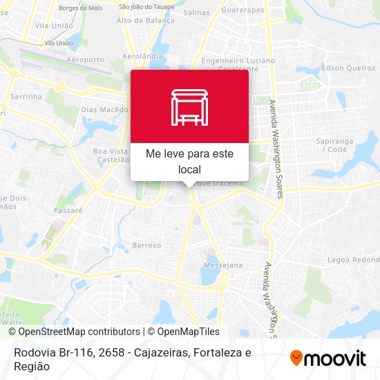 Rodovia Br-116, 2658 - Cajazeiras mapa