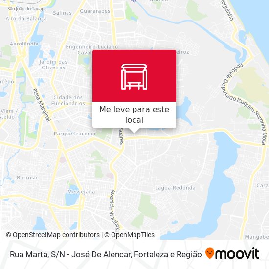 Rua Marta, S / N - José De Alencar mapa