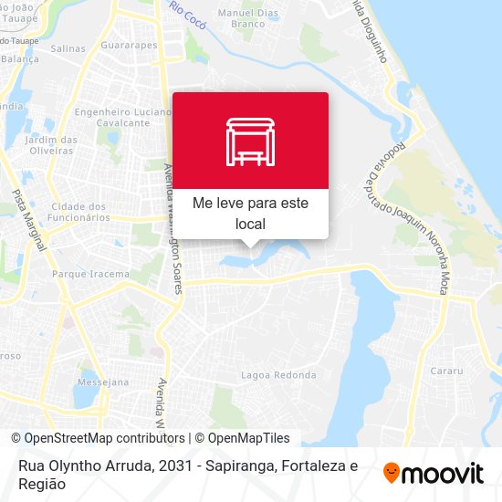 Rua Olyntho Arruda, 2031 - Sapiranga mapa