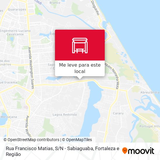 Rua Francisco Matias, S / N - Sabiaguaba mapa