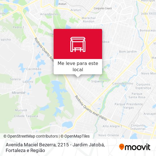Avenida Maciel Bezerra, 2215 - Jardim Jatobá mapa