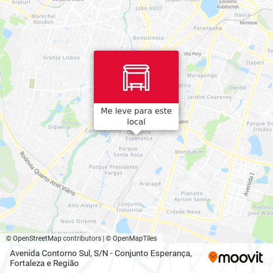 Avenida Contorno Sul, S / N - Conjunto Esperança mapa