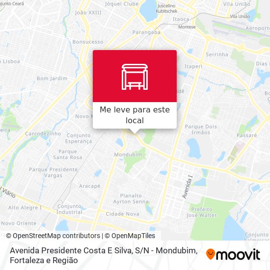 Avenida Presidente Costa E Silva, S / N - Mondubim mapa