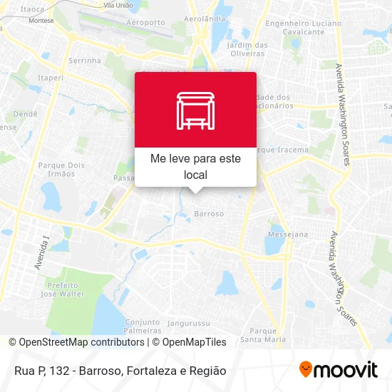 Rua P, 132 - Barroso mapa