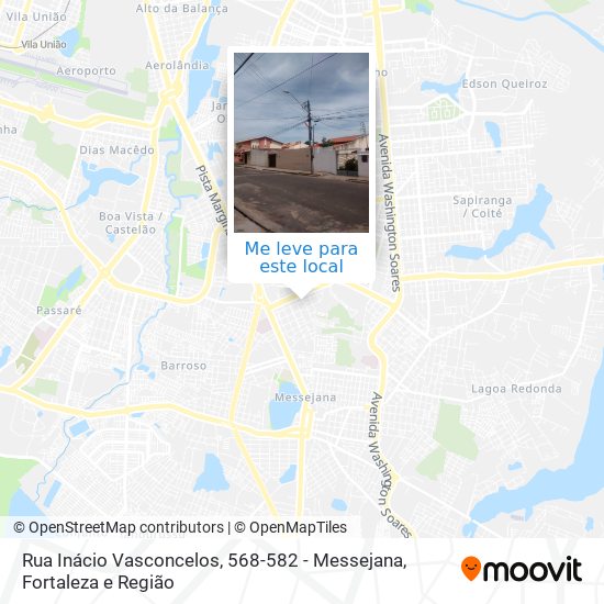 Rua Inácio Vasconcelos, 568-582 - Messejana mapa