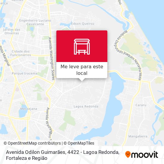 Avenida Odilon Guimarães, 4422 - Lagoa Redonda mapa