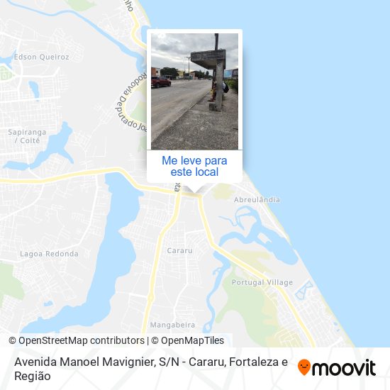 Avenida Manoel Mavignier, S / N - Cararu mapa