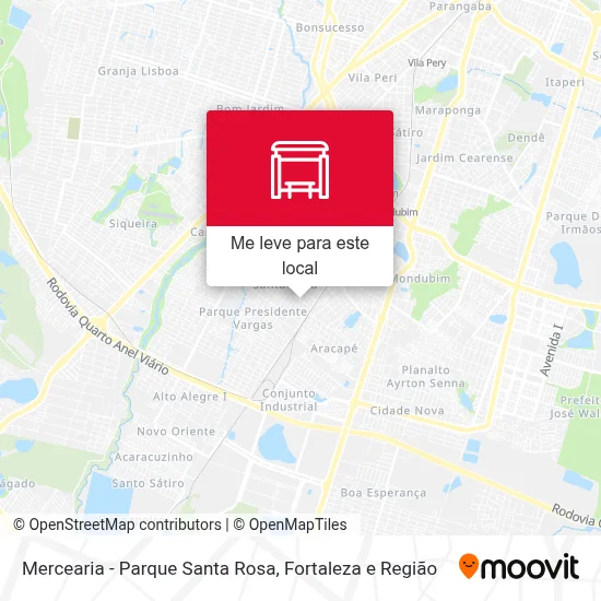 Mercearia - Parque Santa Rosa mapa