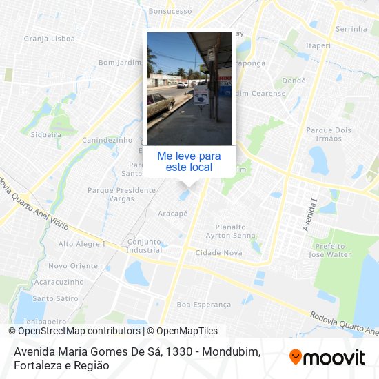 Avenida Maria Gomes De Sá, 1330 - Mondubim mapa