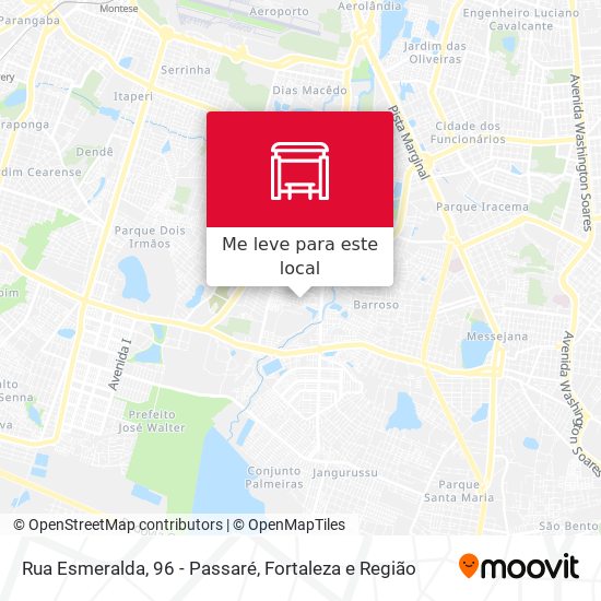 Rua Esmeralda, 96 - Passaré mapa