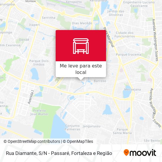 Rua Diamante, S/N - Passaré mapa