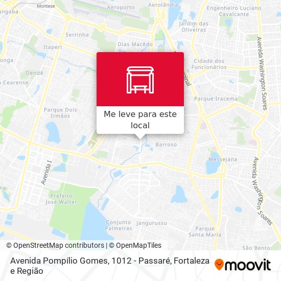Avenida Pompílio Gomes, 1012 - Passaré mapa