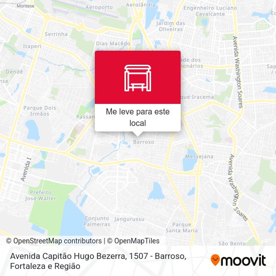 Avenida Capitão Hugo Bezerra, 1507 - Barroso mapa