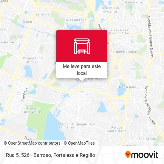 Rua 5, 526 - Barroso mapa
