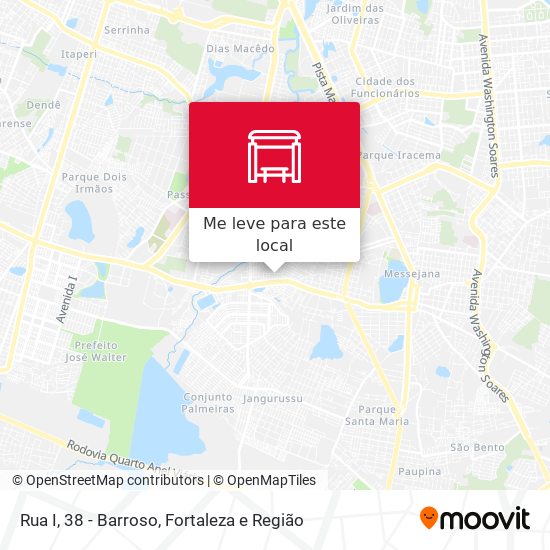 Rua I, 38 - Barroso mapa
