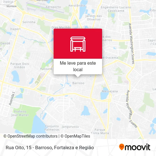 Rua Oito, 15 - Barroso mapa
