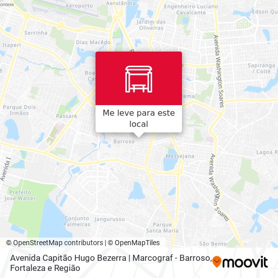 Avenida Capitão Hugo Bezerra | Marcograf - Barroso mapa