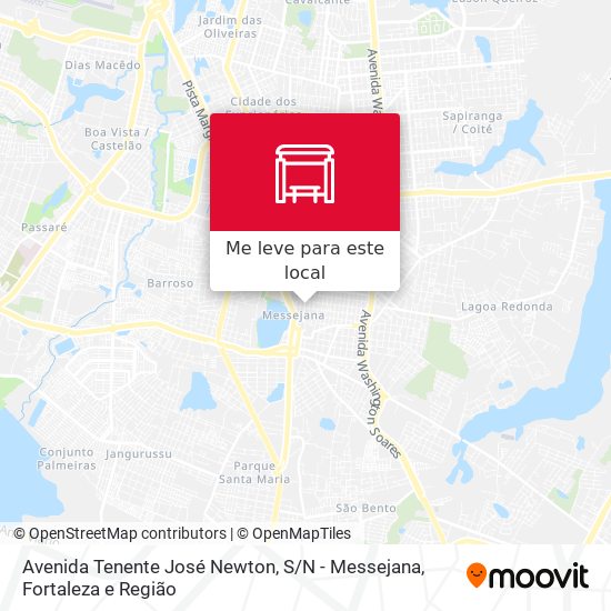 Avenida Tenente José Newton, S / N - Messejana mapa