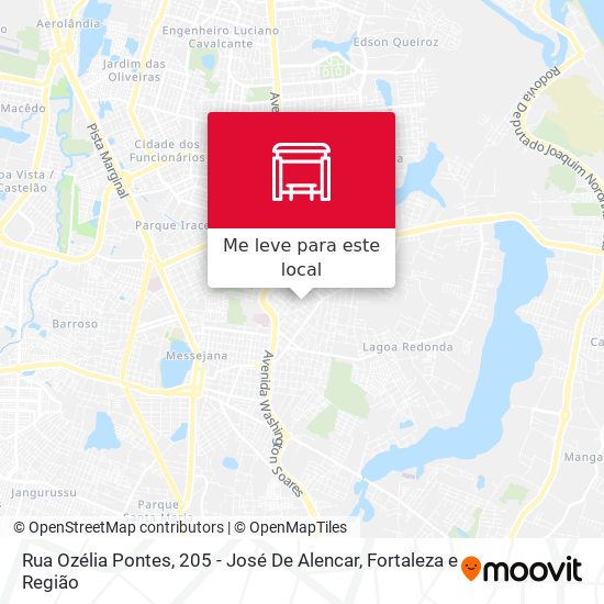 Rua Ozélia Pontes, 205 - José De Alencar mapa