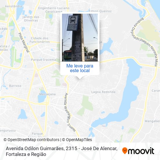 Avenida Odilon Guimarães, 2315 - José De Alencar mapa