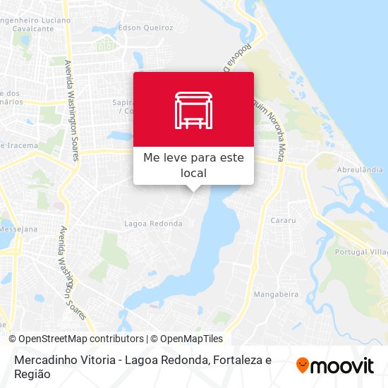 Mercadinho Vitoria - Lagoa Redonda mapa