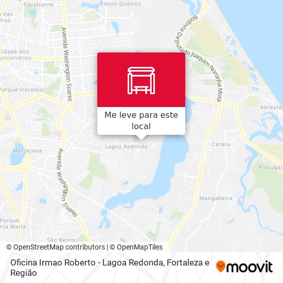 Oficina Irmao Roberto - Lagoa Redonda mapa