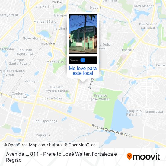 Avenida L, 811 - Prefeito José Walter mapa
