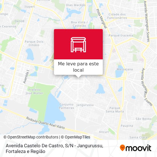 Avenida Castelo De Castro, S / N - Jangurussu mapa